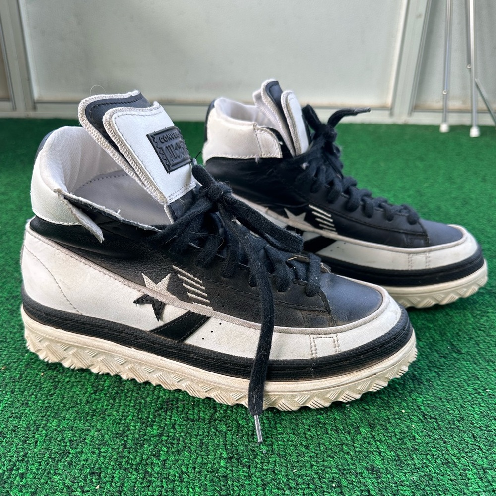 Converse Rivals Sneakers Black White High Top Men’s 5 Women’s 6.5